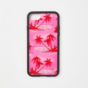Wildflower Pink Palms Phone Case